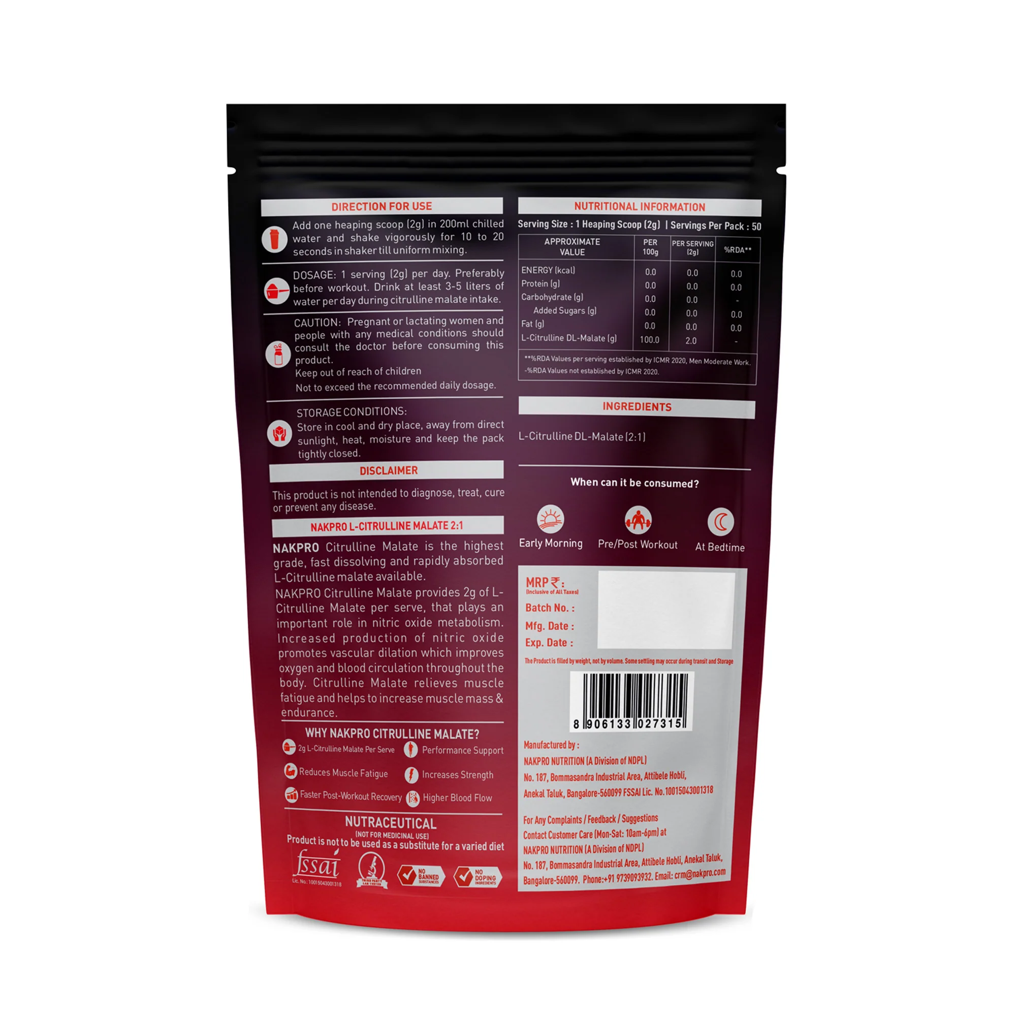 Citrulline Malate | Amino Acid Supplement - Image 27