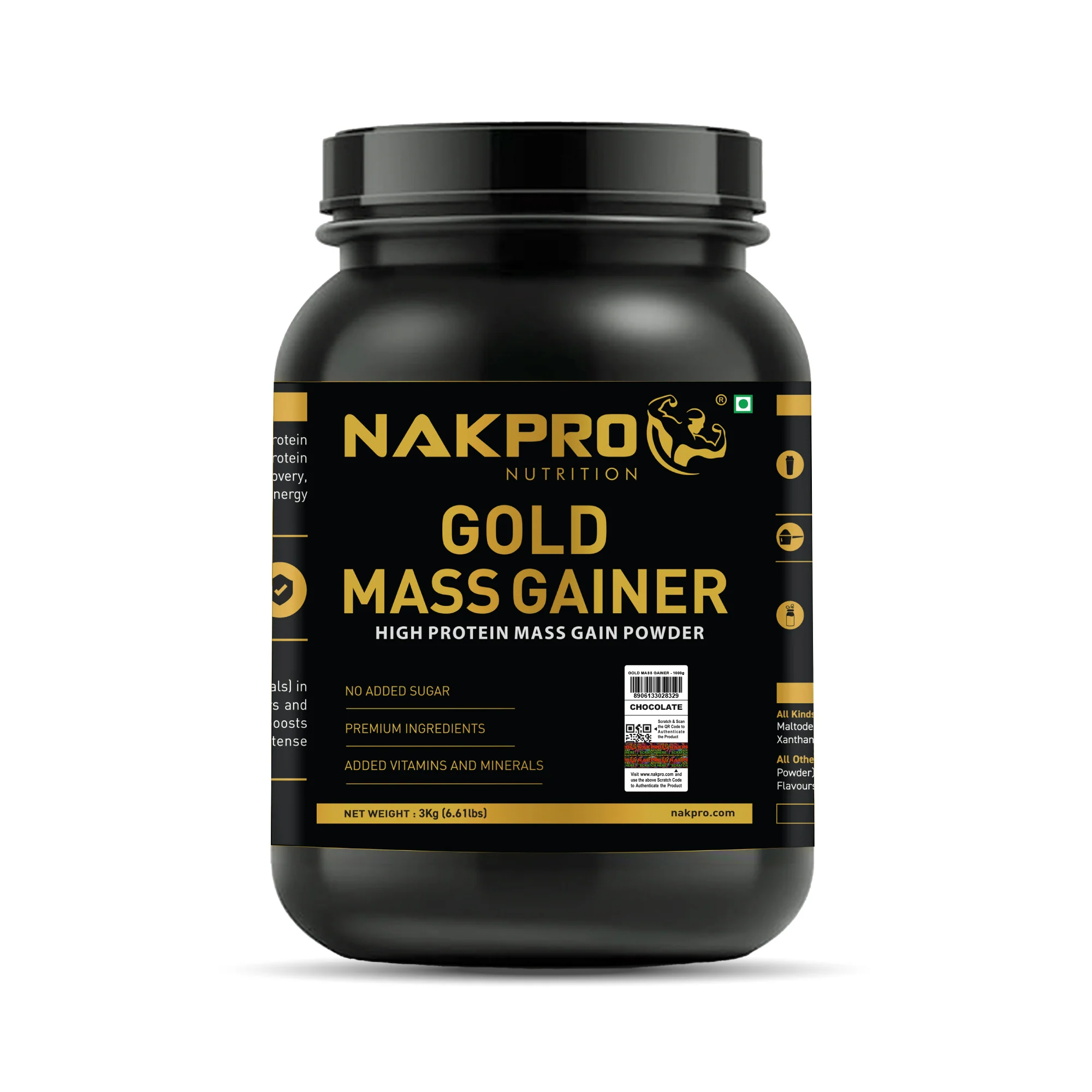 Gold Mass Gainer | High Protein Mass Gainer - Image 46