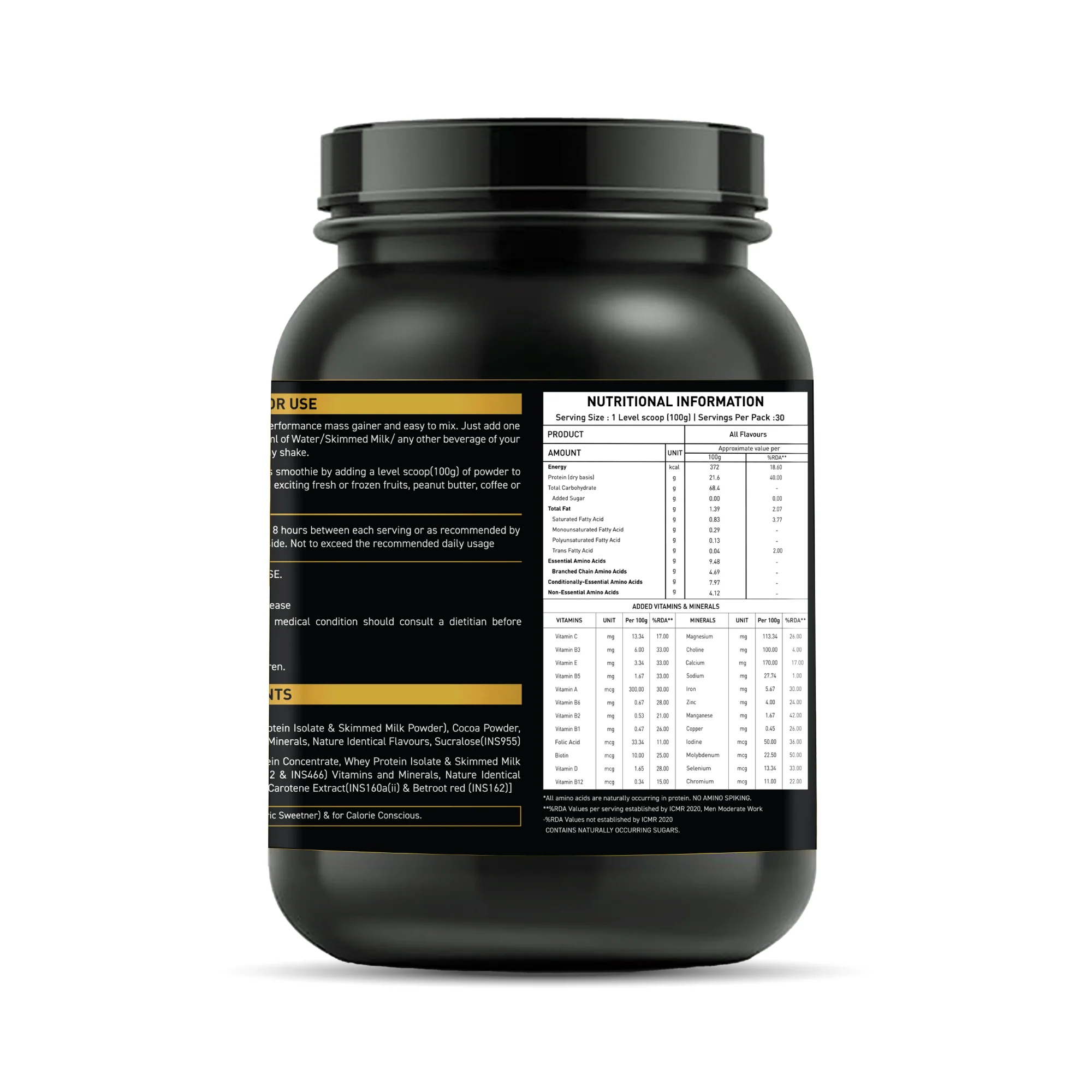 Gold Mass Gainer | High Protein Mass Gainer - Image 51