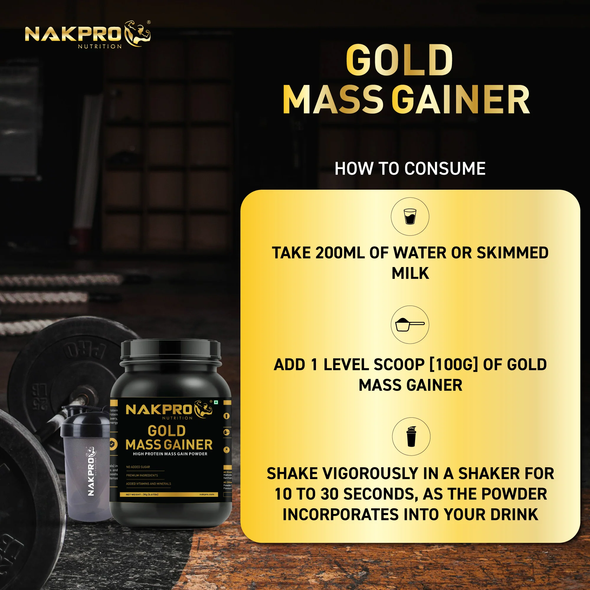 Gold Mass Gainer | High Protein Mass Gainer - Image 53
