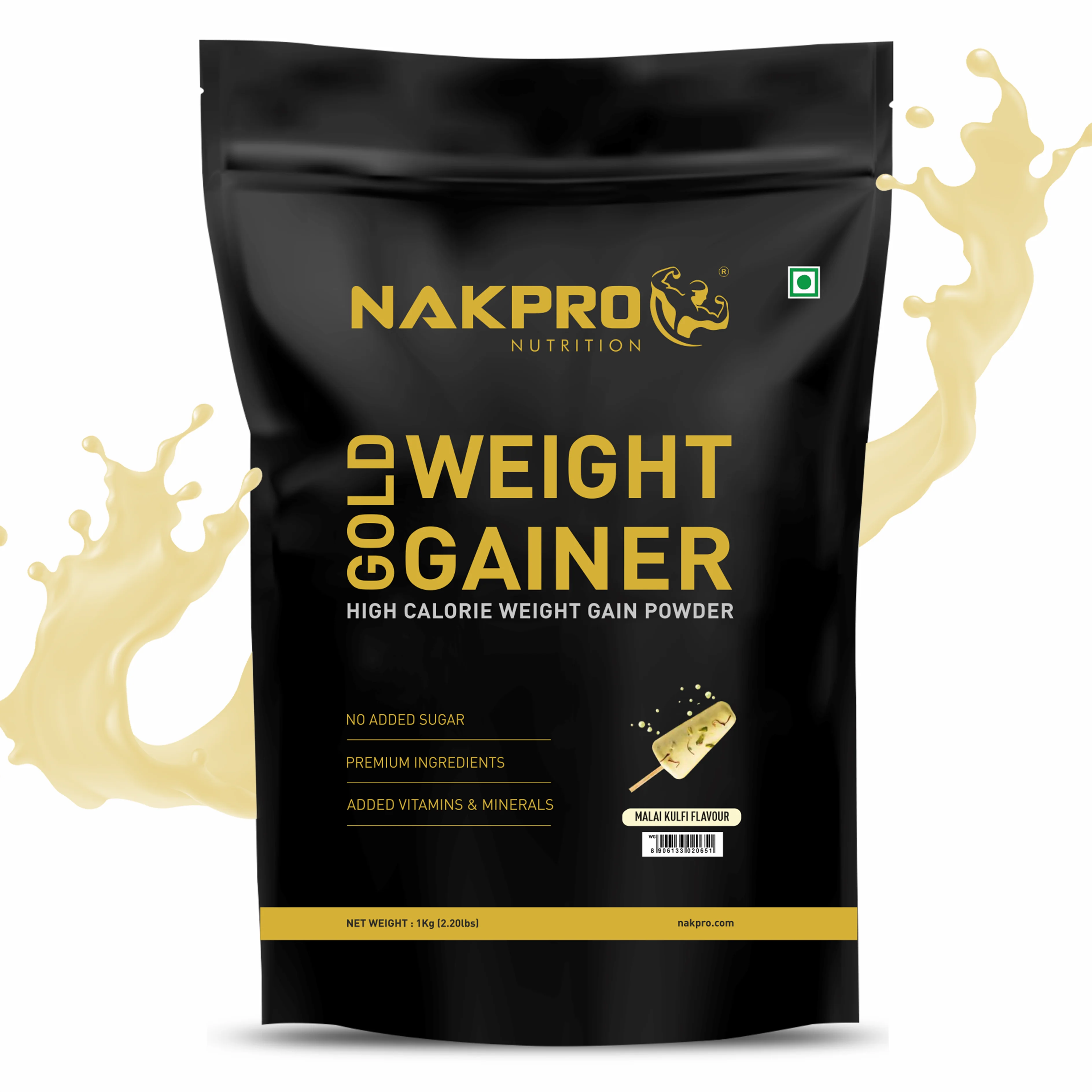Gold Weight Gainer | High Calorie Weight Gain Powder - Image 100