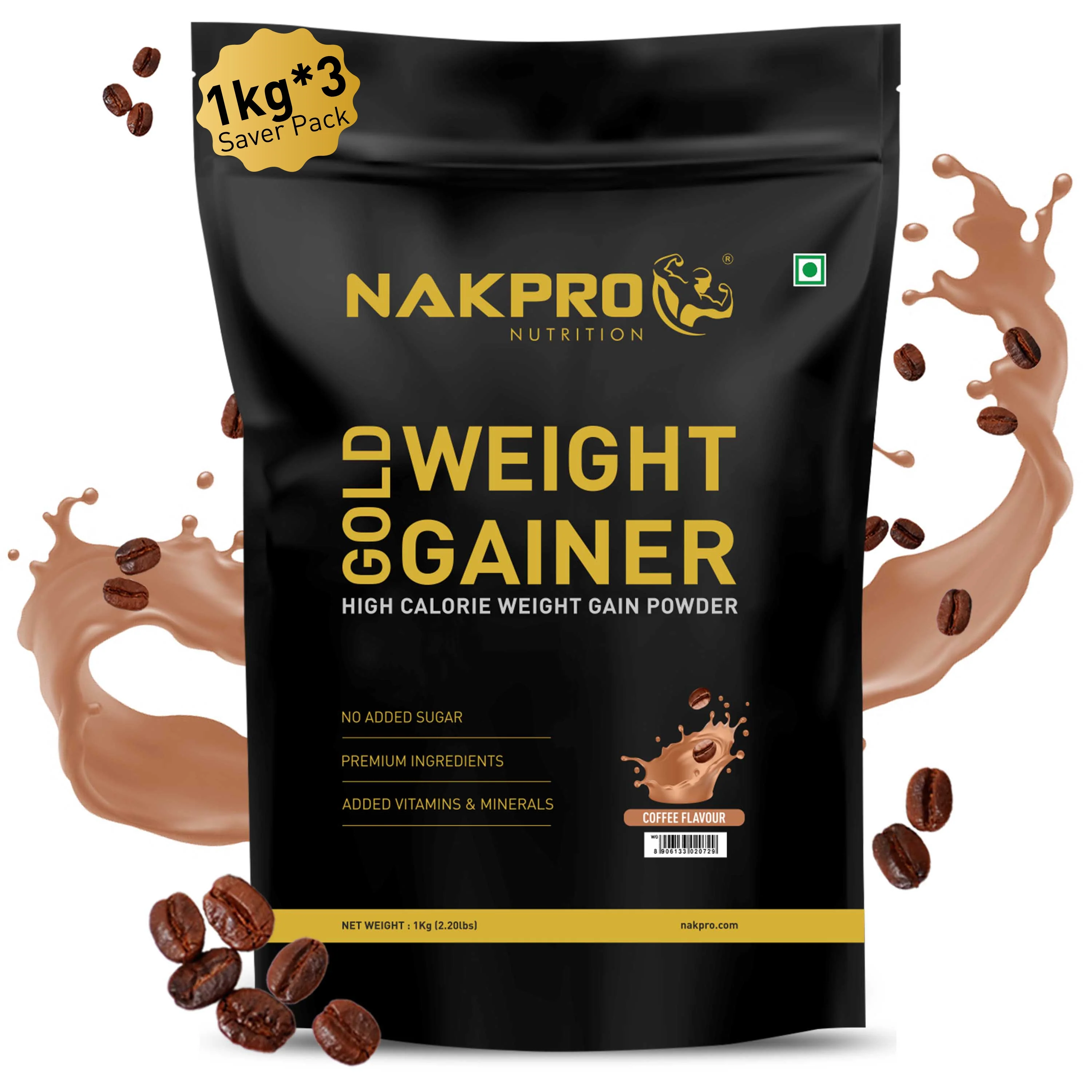 Gold Weight Gainer | High Calorie Weight Gain Powder - Image 28