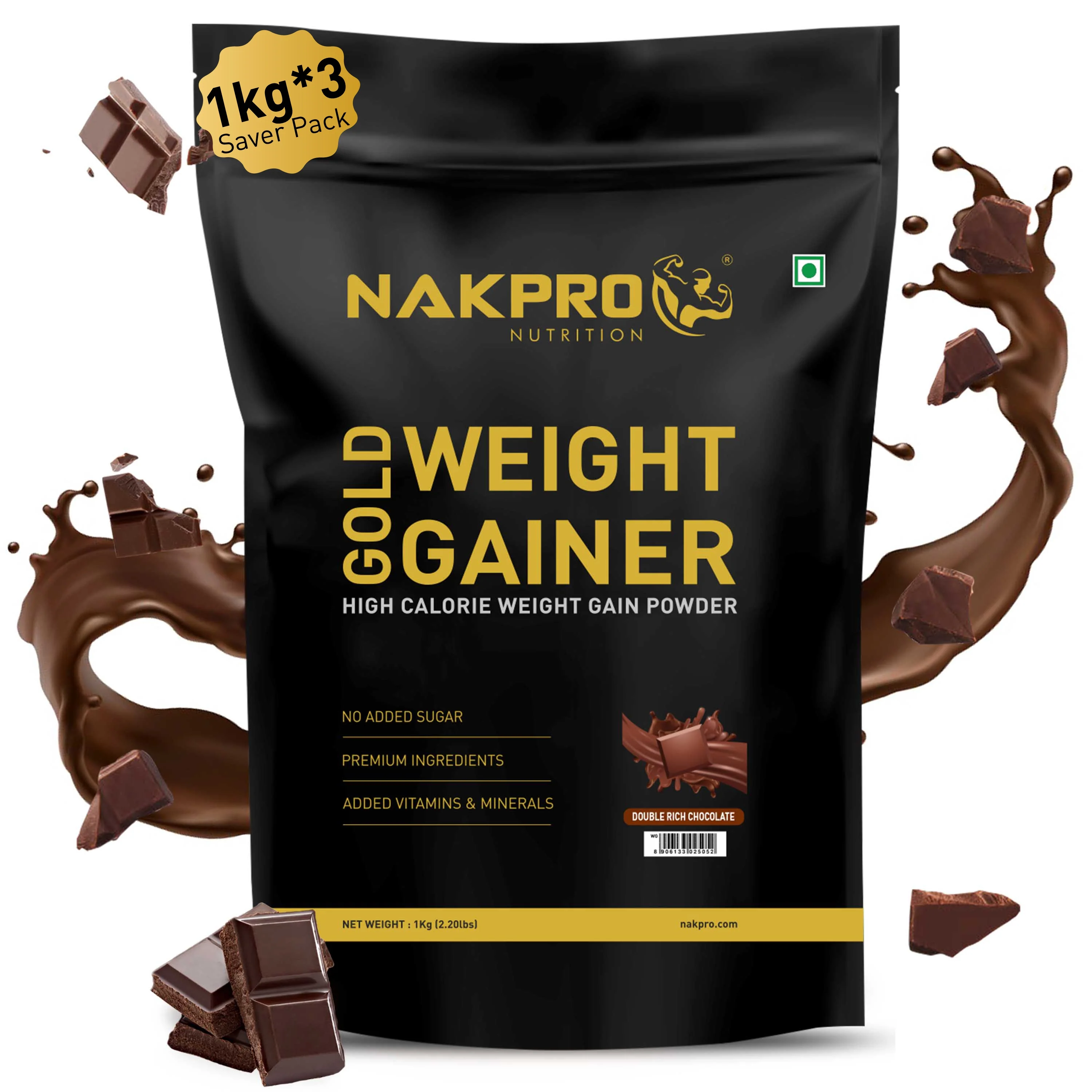 Gold Weight Gainer | High Calorie Weight Gain Powder - Image 50