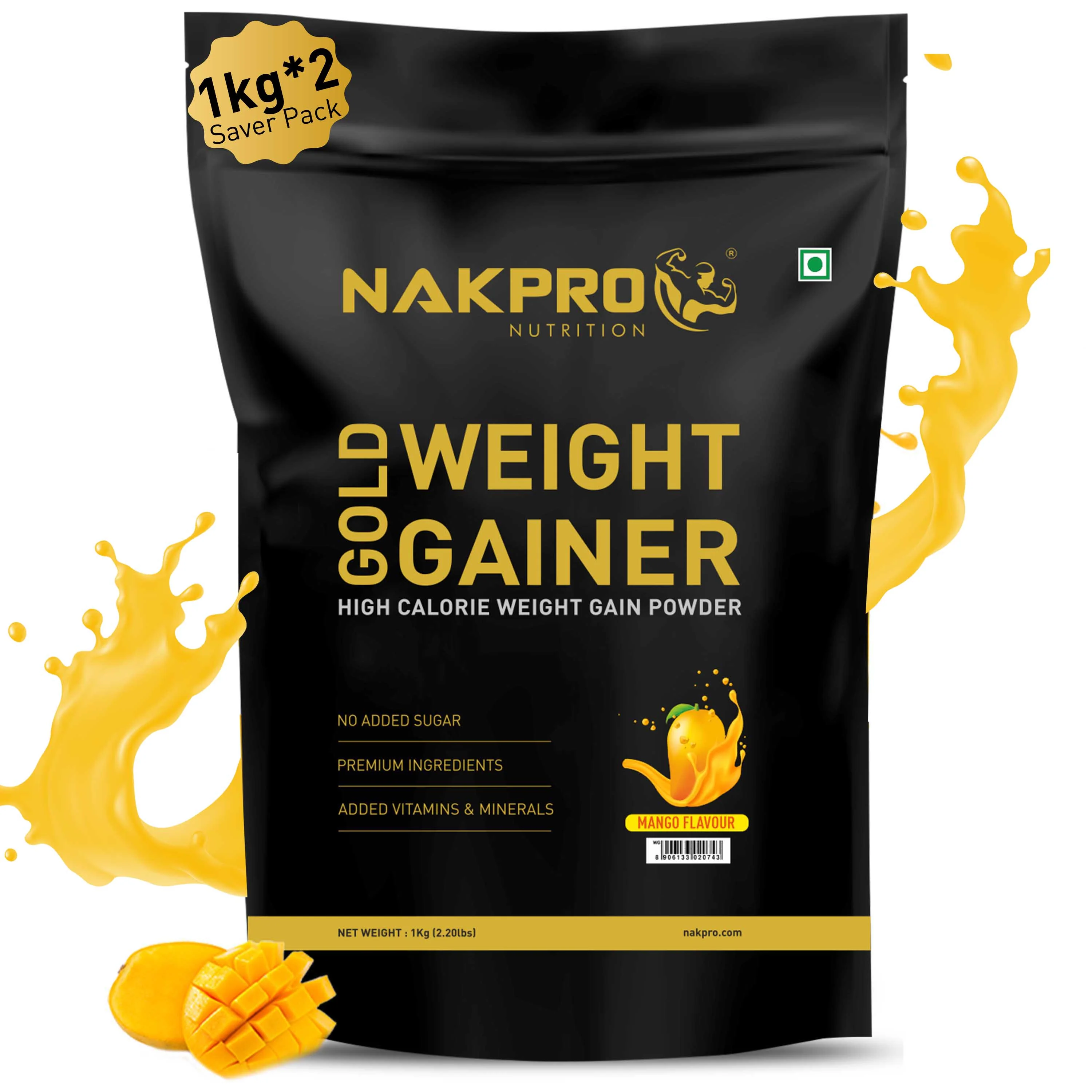 Gold Weight Gainer | High Calorie Weight Gain Powder - Image 79