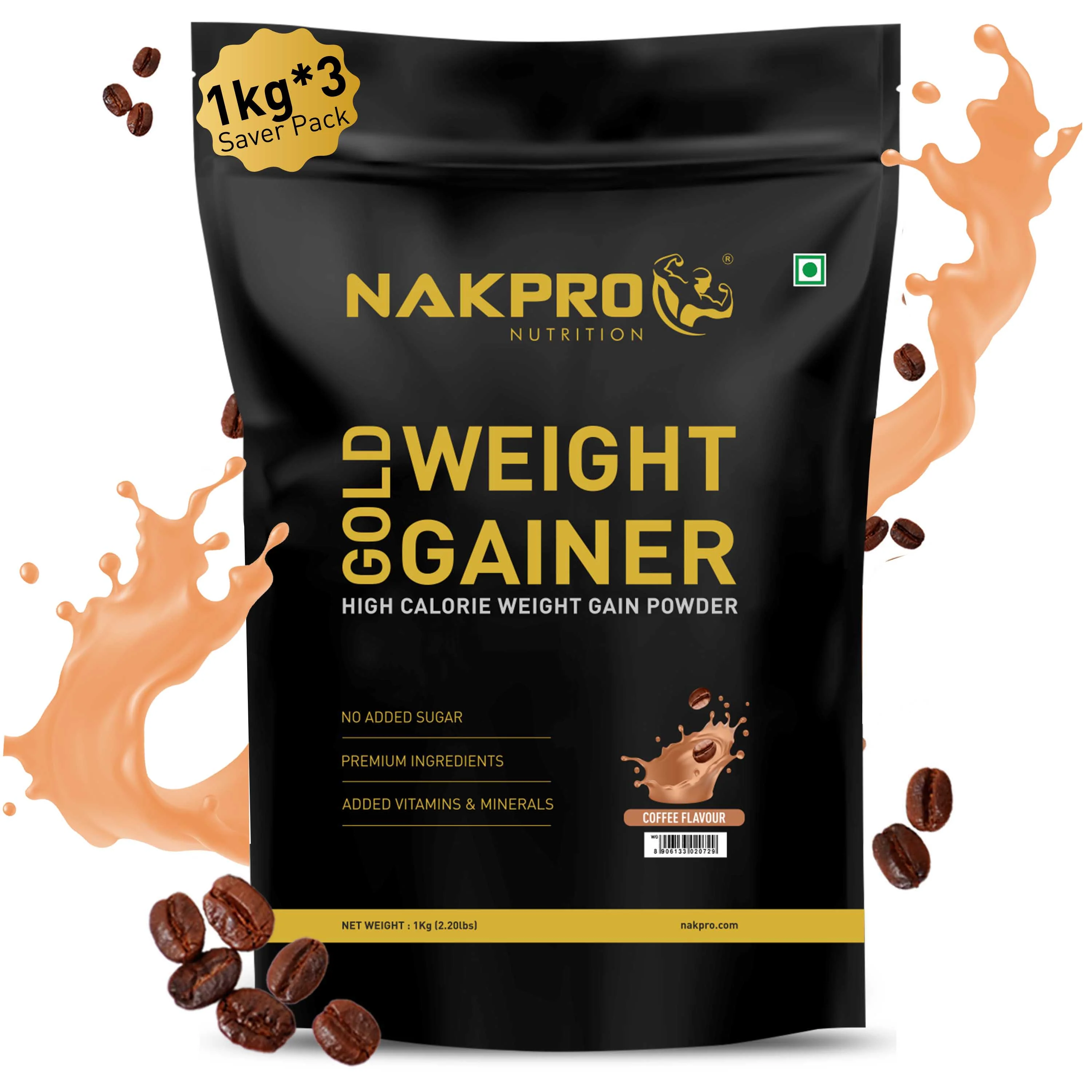 Gold Weight Gainer | High Calorie Weight Gain Powder - Image 84