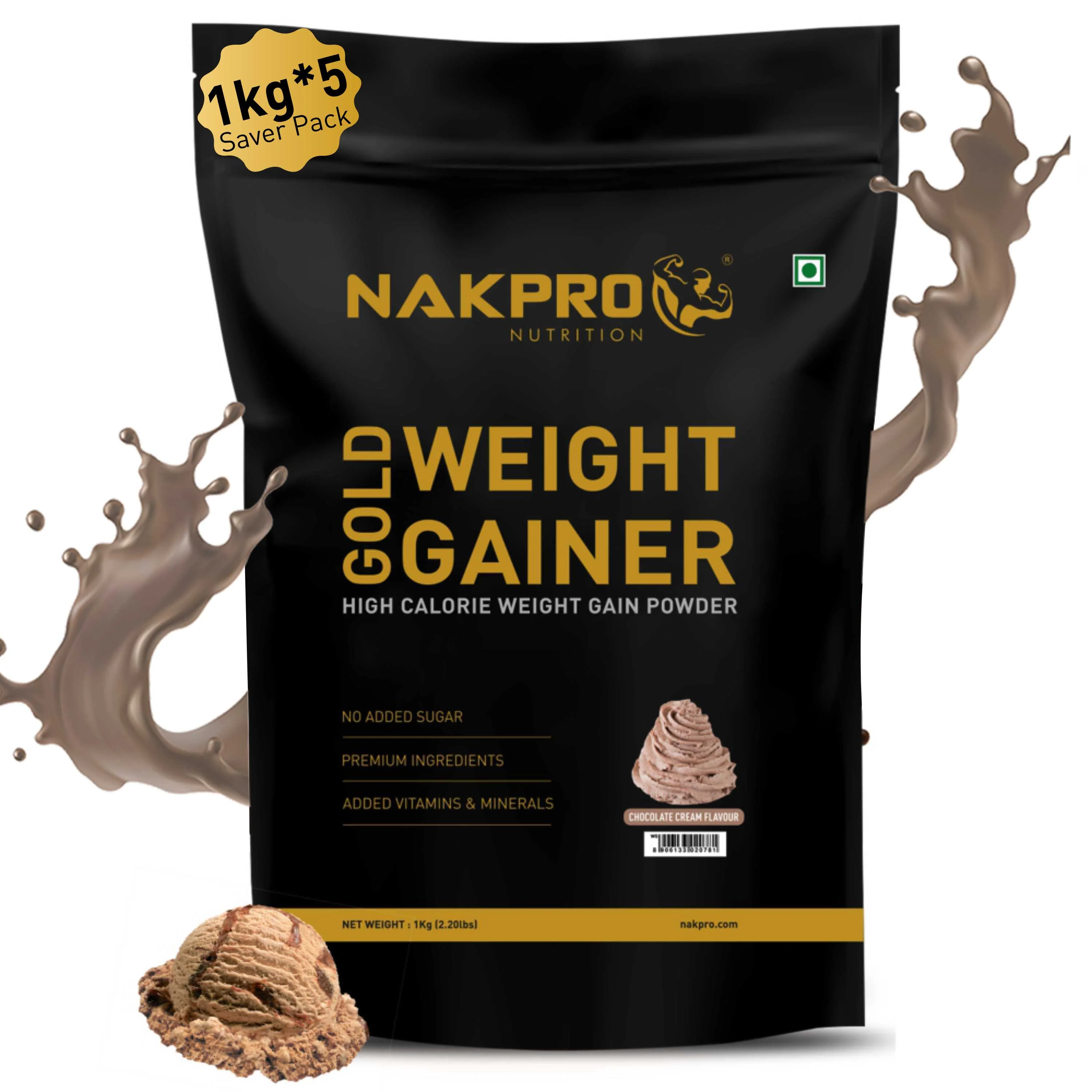 Gold Weight Gainer | High Calorie Weight Gain Powder - Image 95