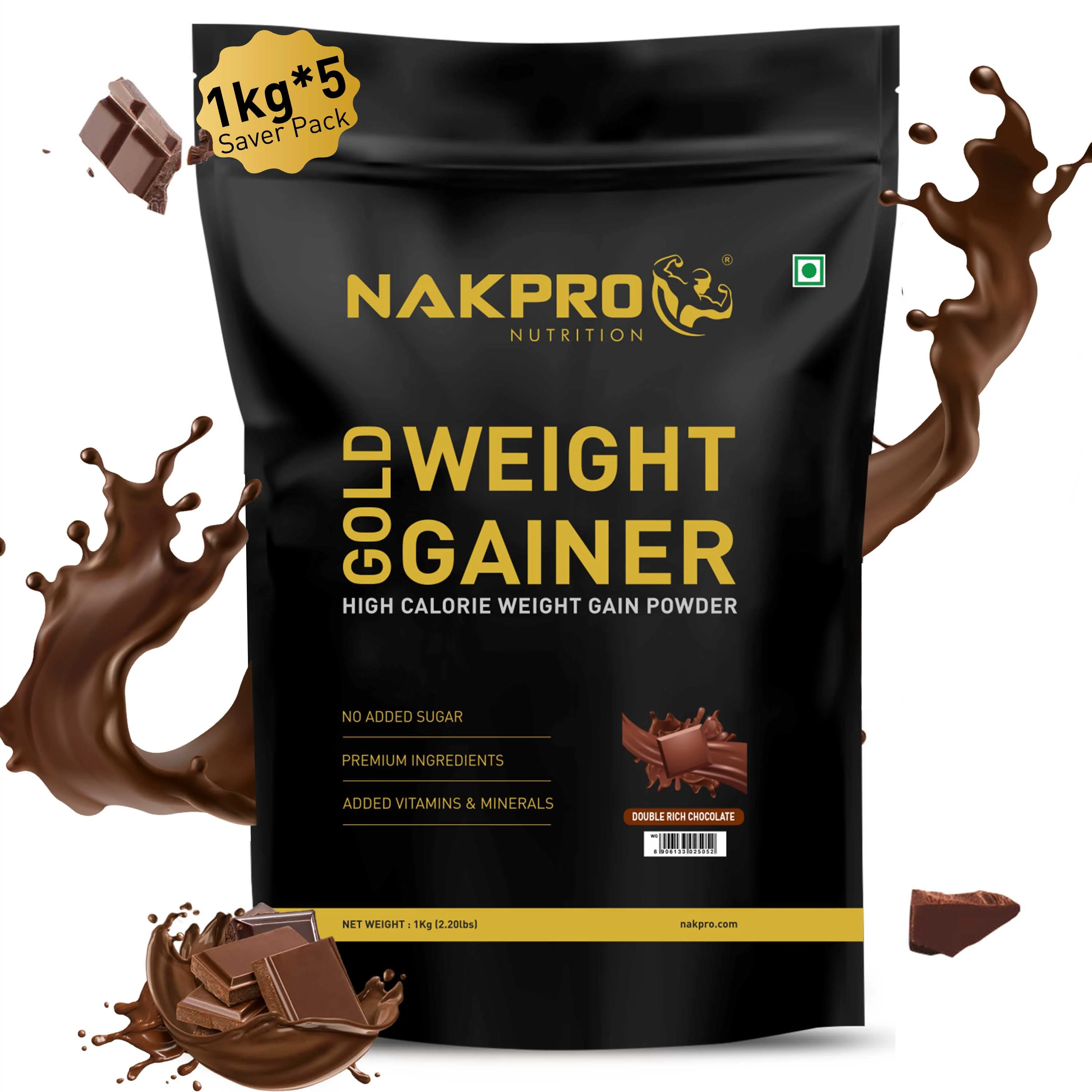 Gold Weight Gainer | High Calorie Weight Gain Powder - Image 96