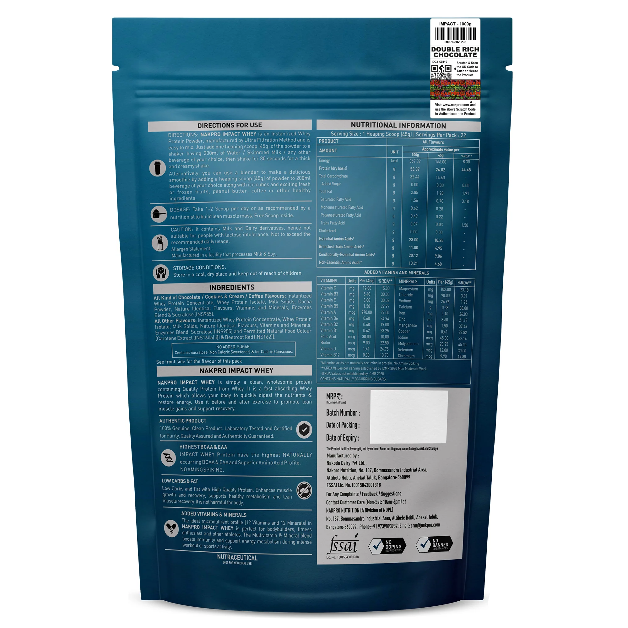 Nakpro Impact Whey Protein Blend - Image 36