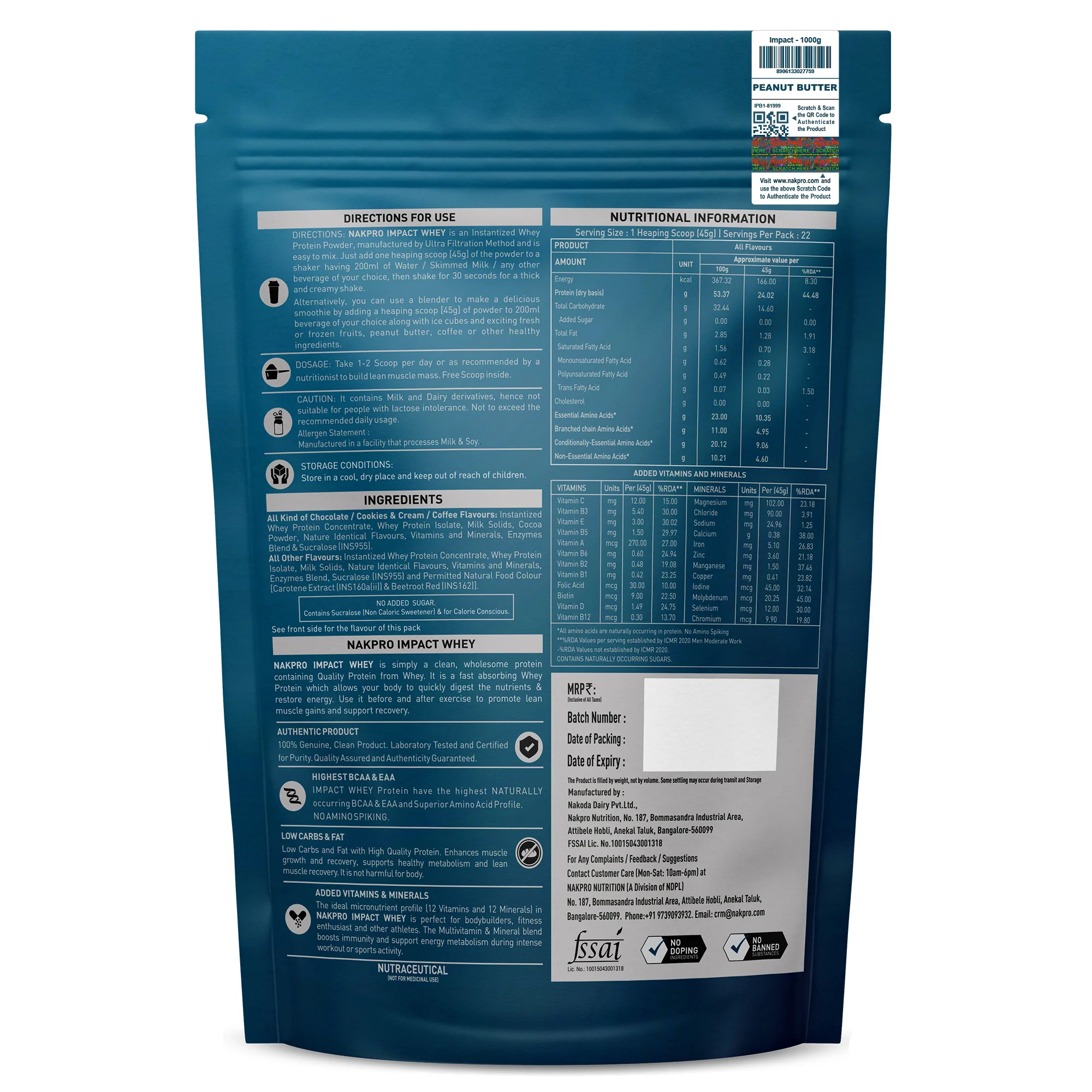 Nakpro Impact Whey Protein Blend - Image 37