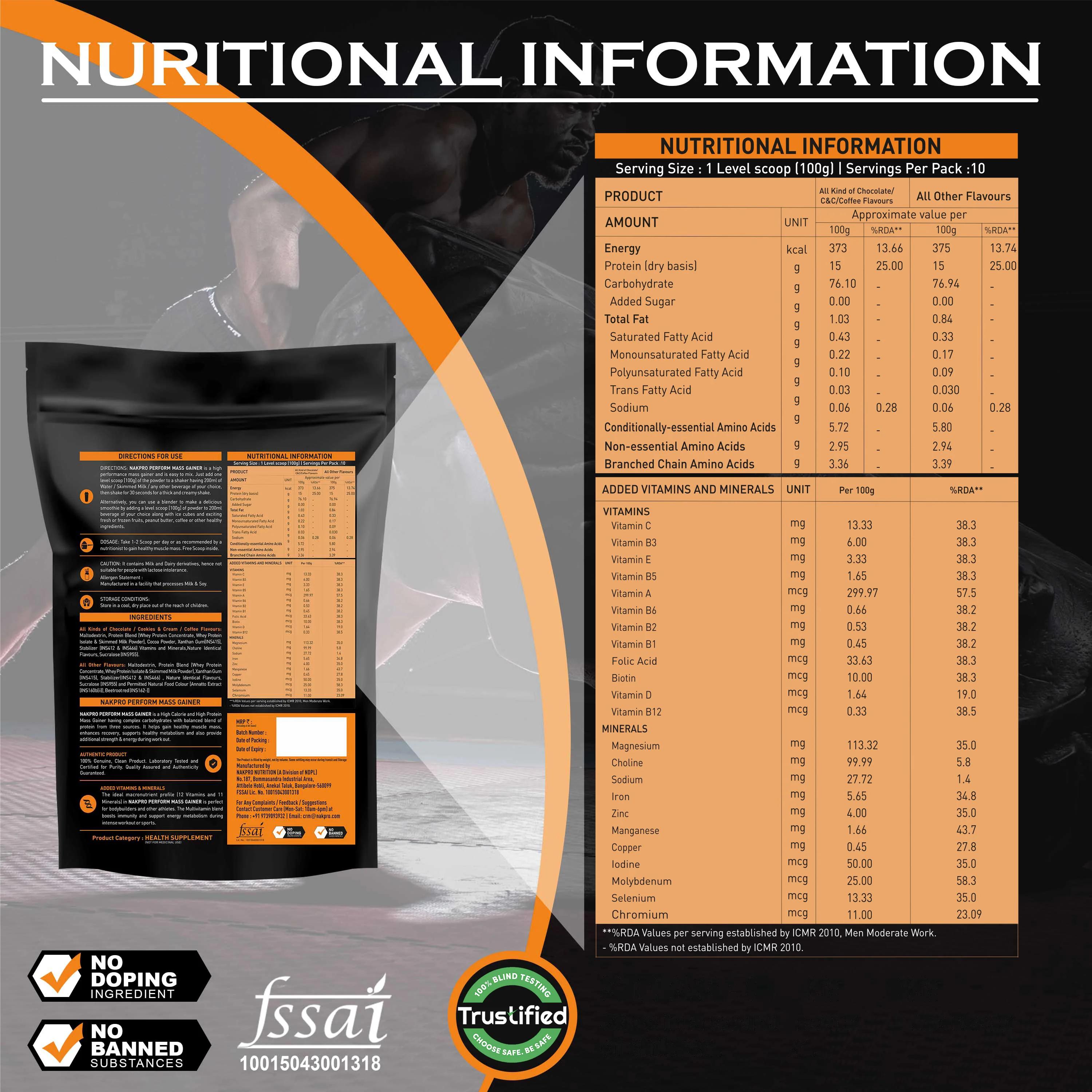 Perform Mass Gainer | High Protein Mass Gainer - Image 58