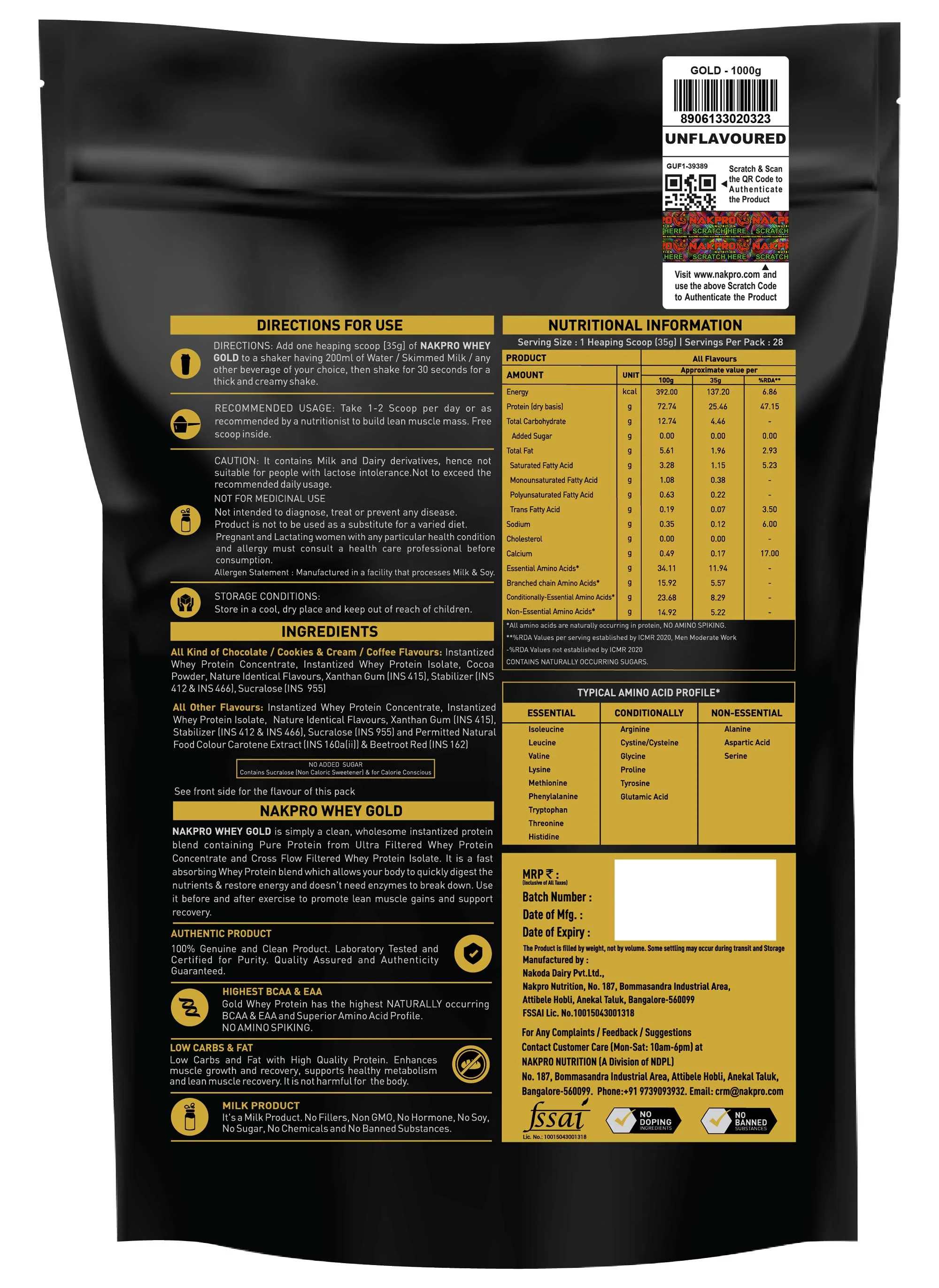Whey Gold Whey Protein Blend - Image 63