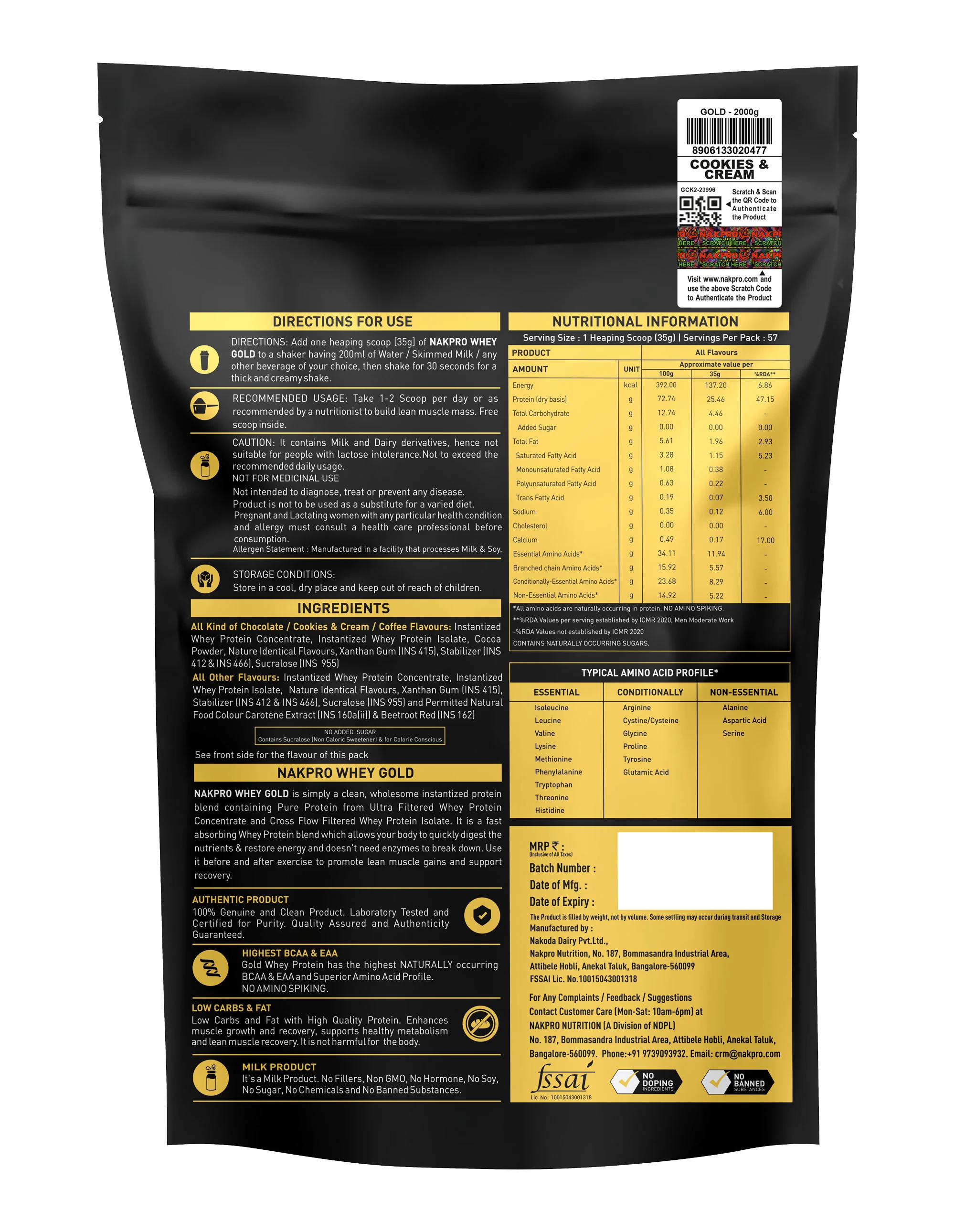 Whey Gold Whey Protein Blend - Image 72