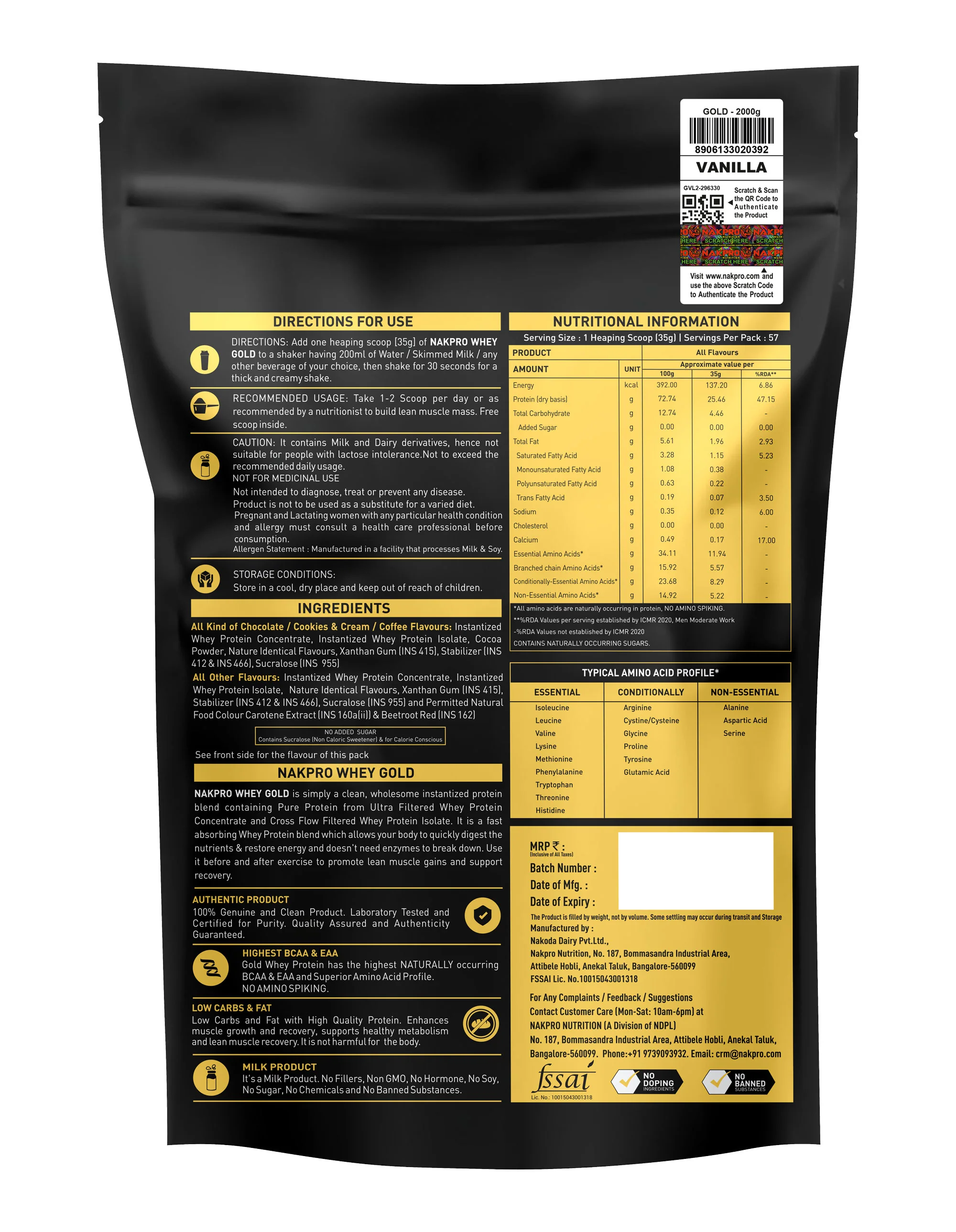 Whey Gold Whey Protein Blend - Image 76
