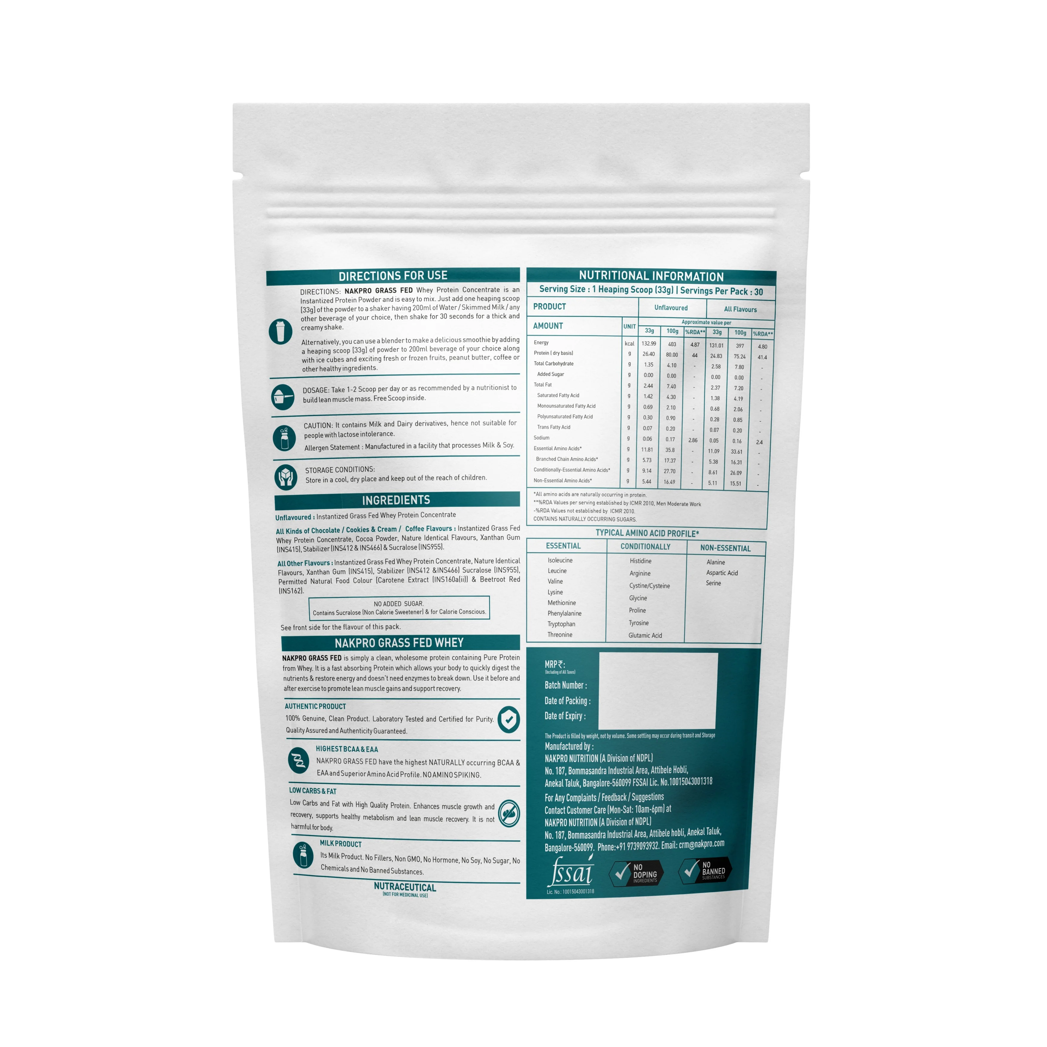 Raw Grass Fed Whey Protein Concentrate - Image 25