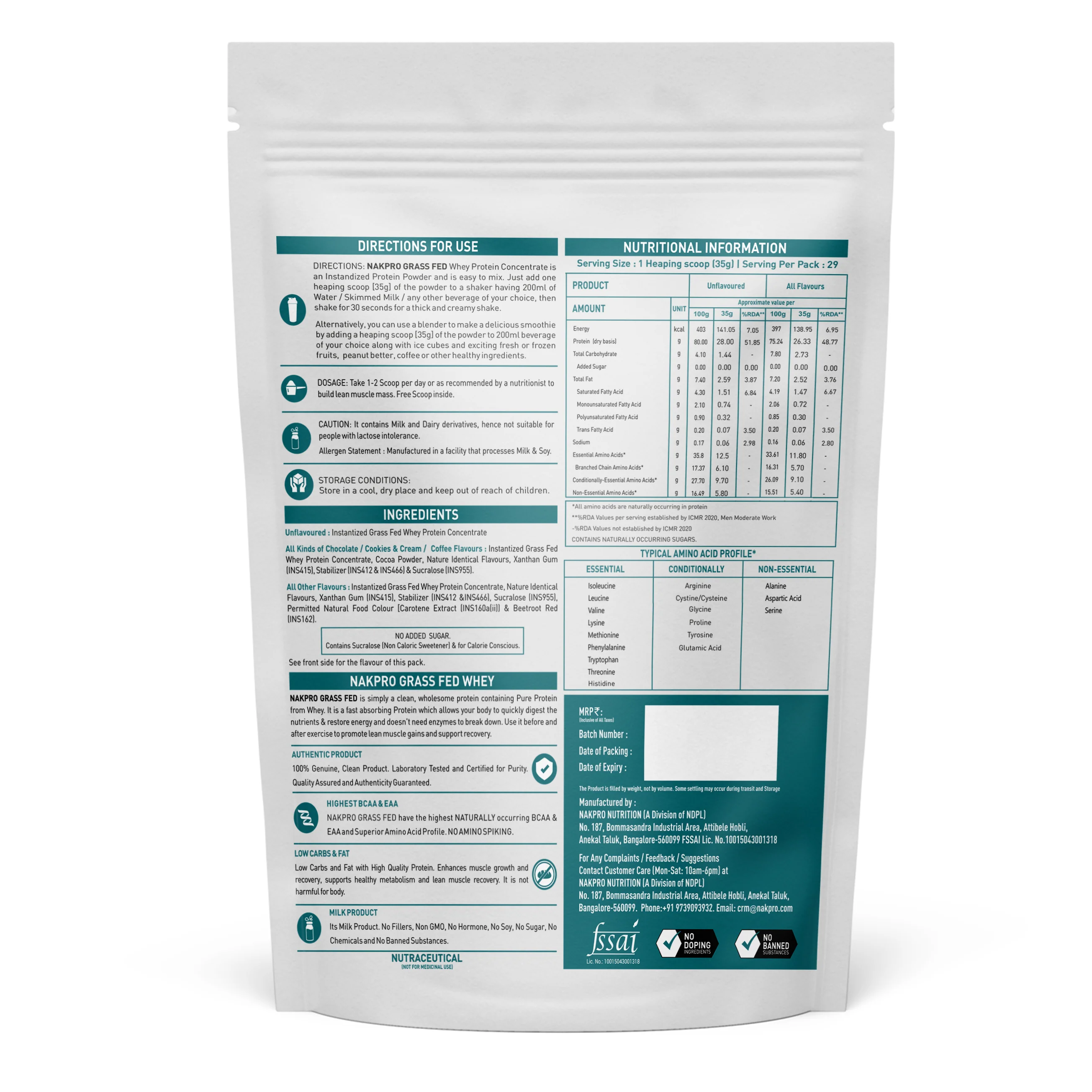 Raw Grass Fed Whey Protein Concentrate - Image 27