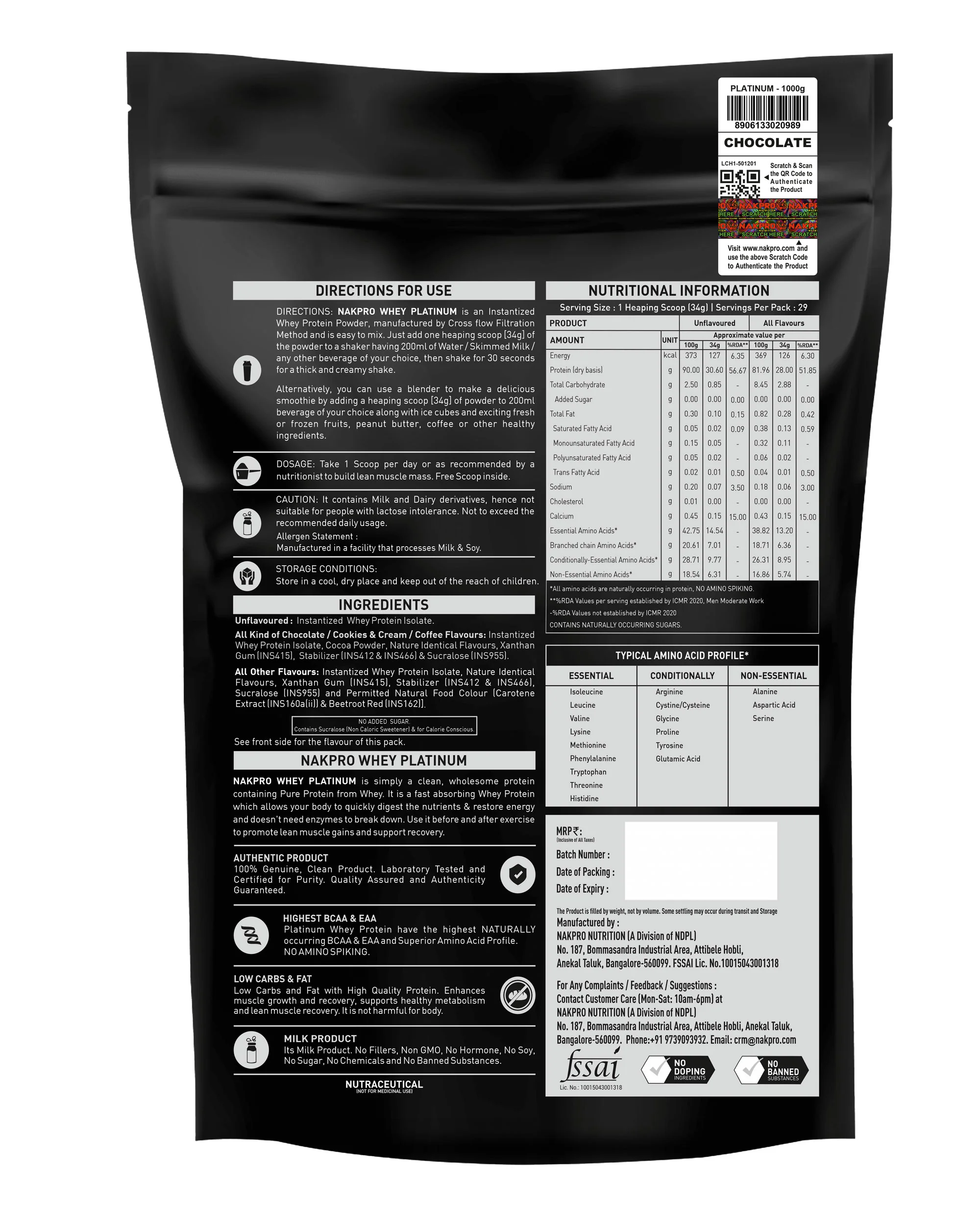 Platinum 100% Whey Protein Isolate - Image 124