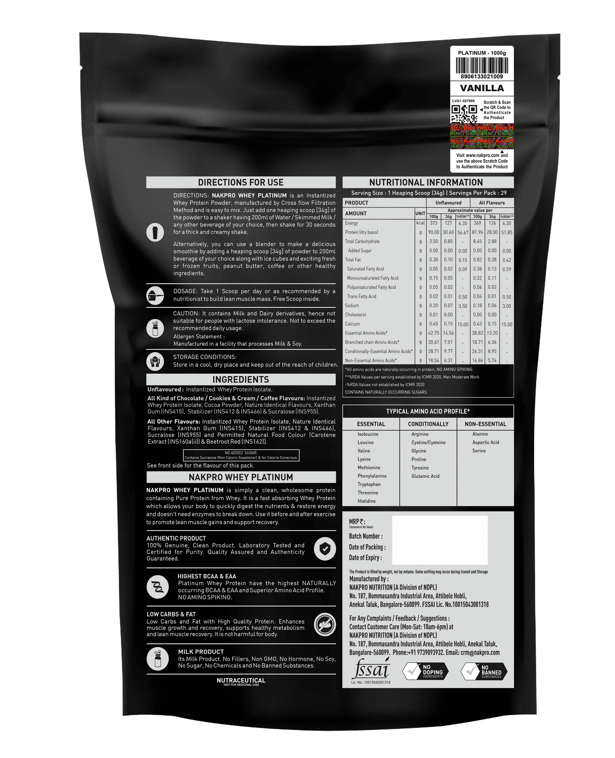 Platinum 100% Whey Protein Isolate - Image 140