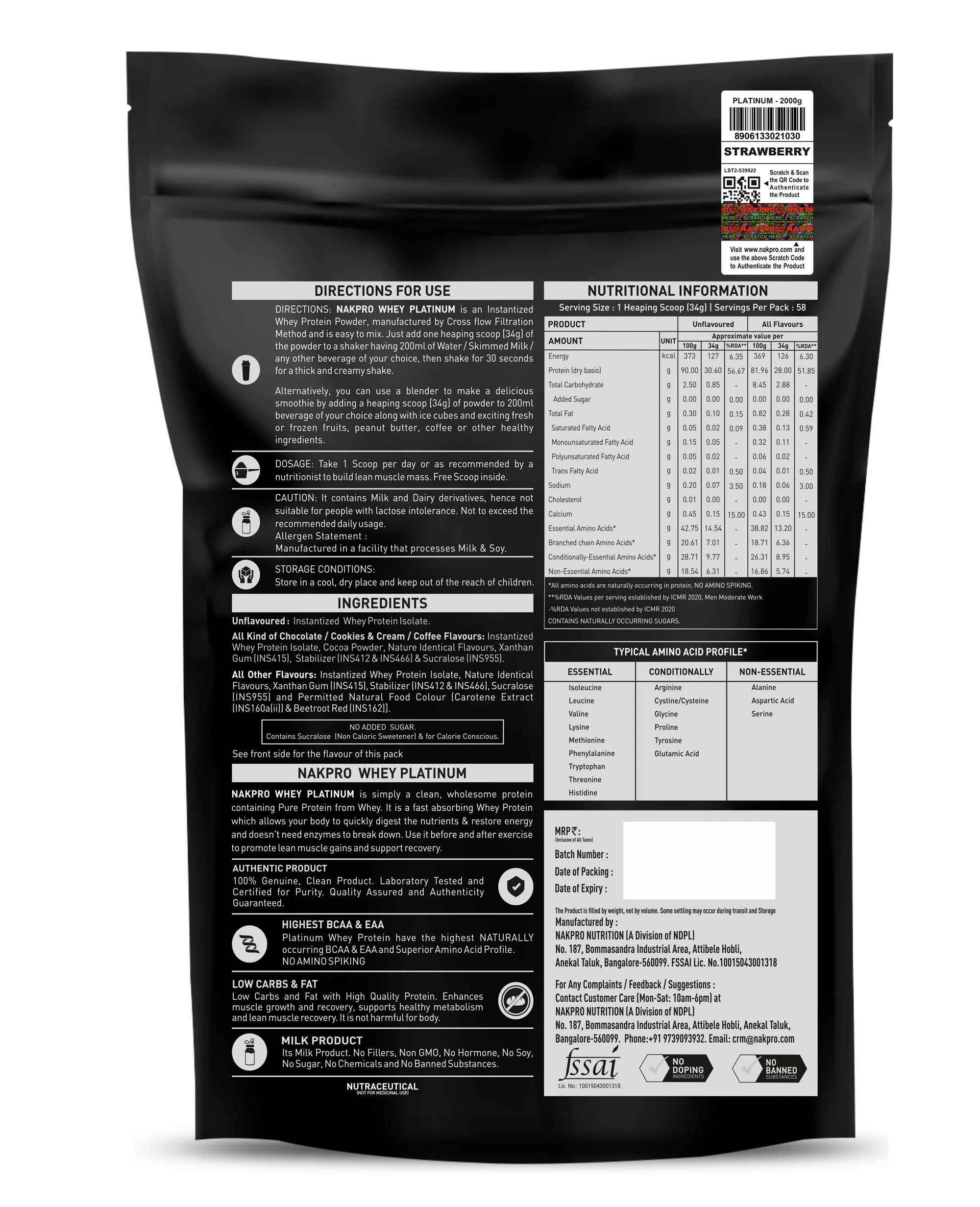 Platinum 100% Whey Protein Isolate - Image 152