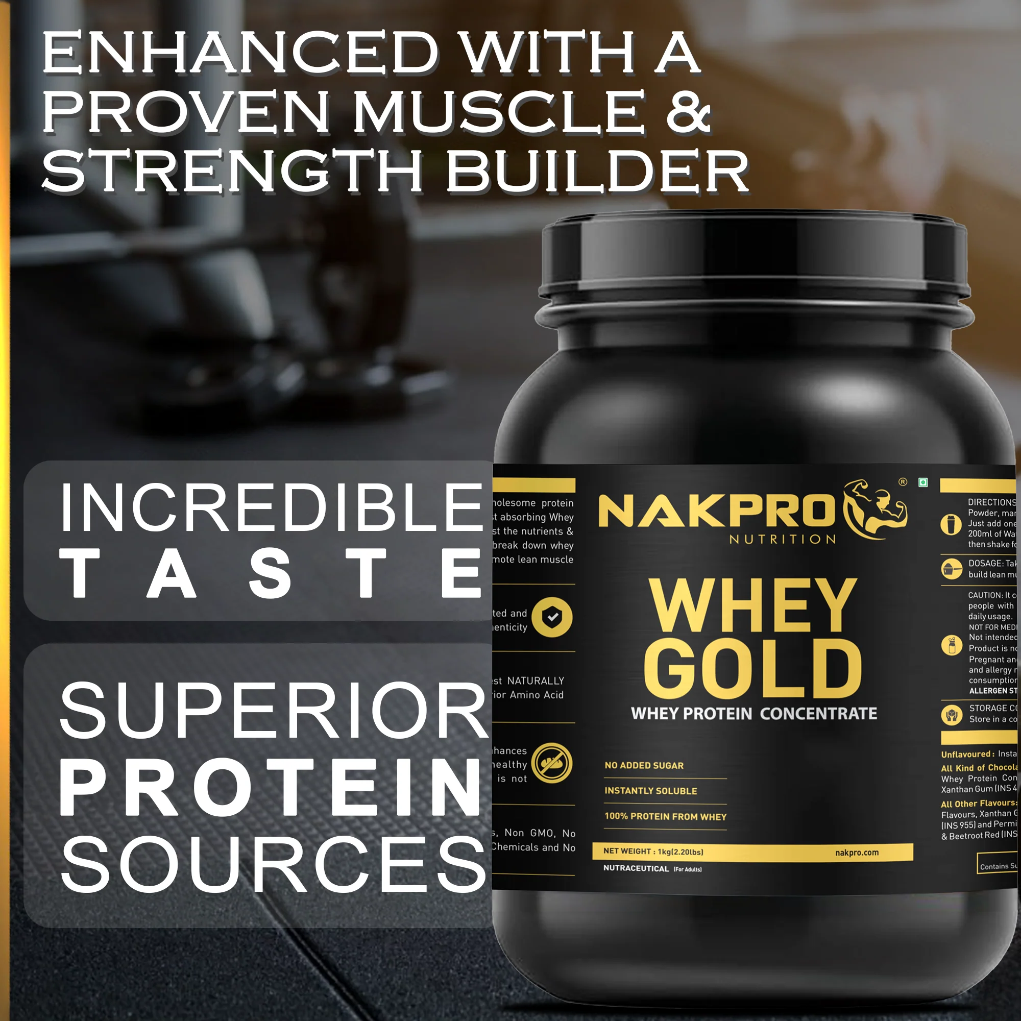 Nakpro Whey Gold Protein Concentrate - Image 12