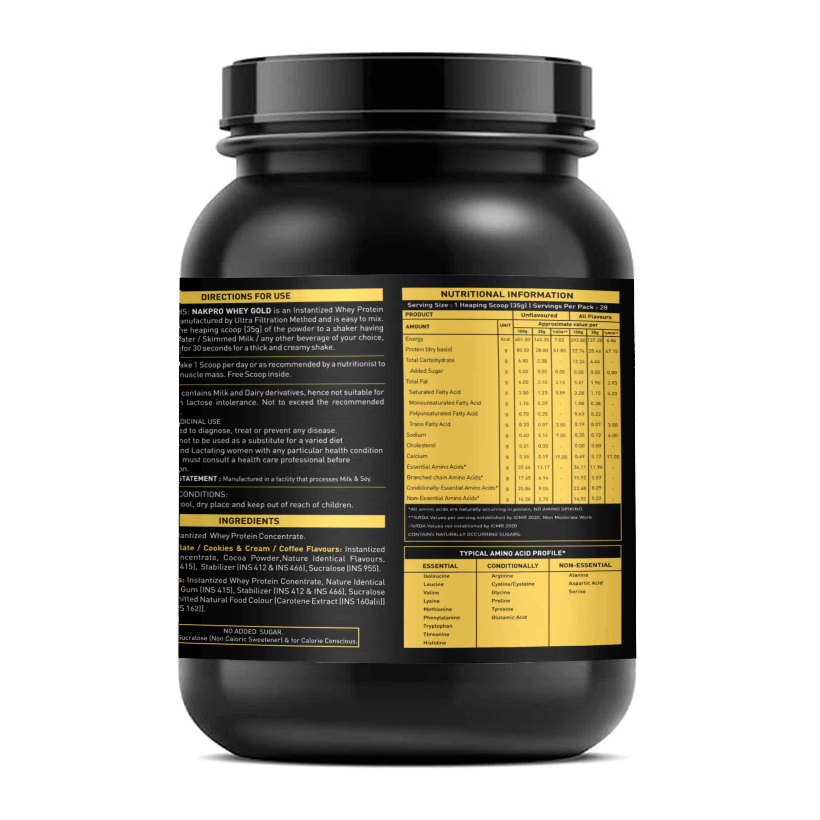 Nakpro Whey Gold Protein Concentrate - Image 7