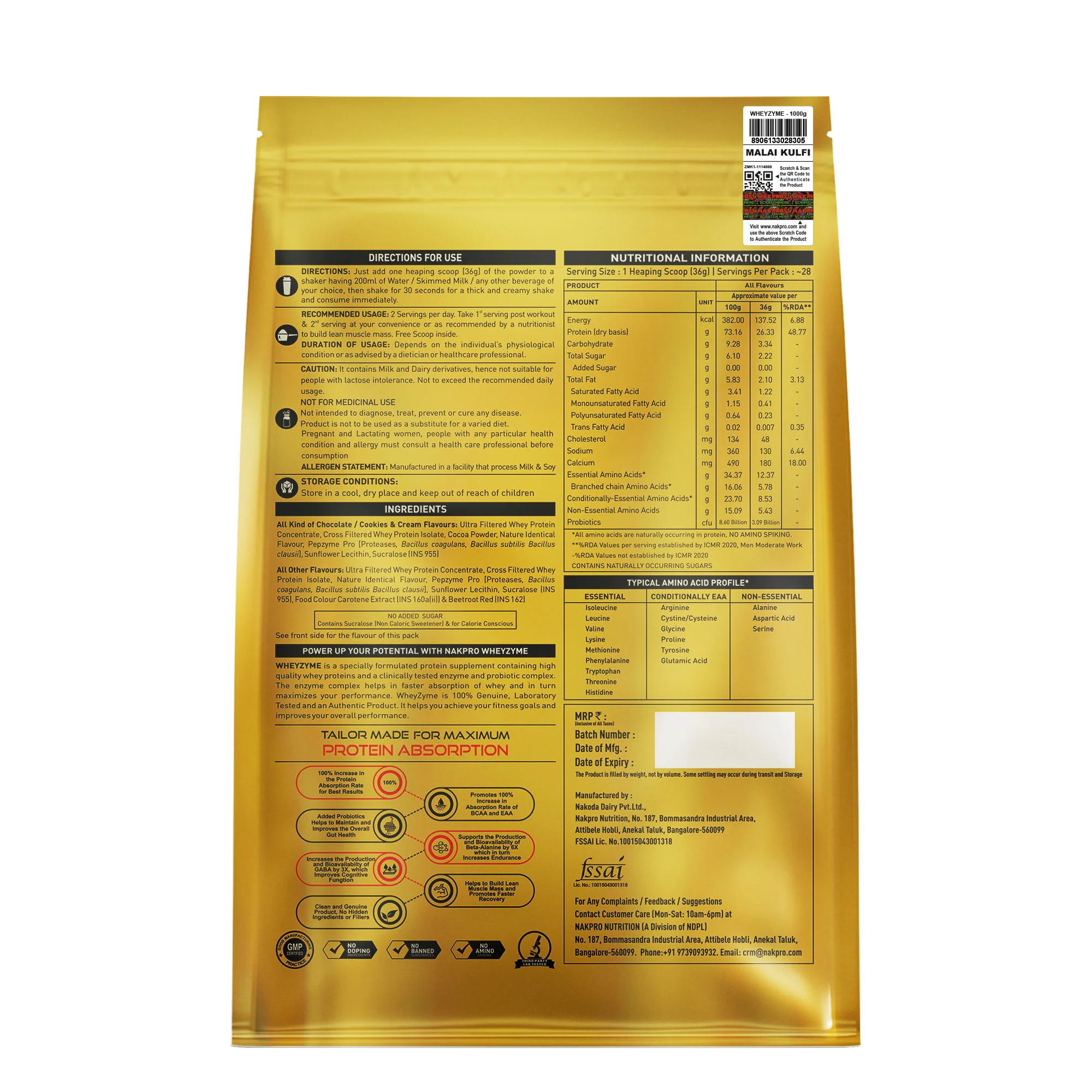 Wheyzyme Whey Protein Blend with Digestive Enzyme - Image 22